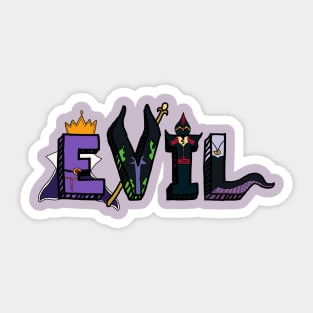 E.V.I.L. Sticker